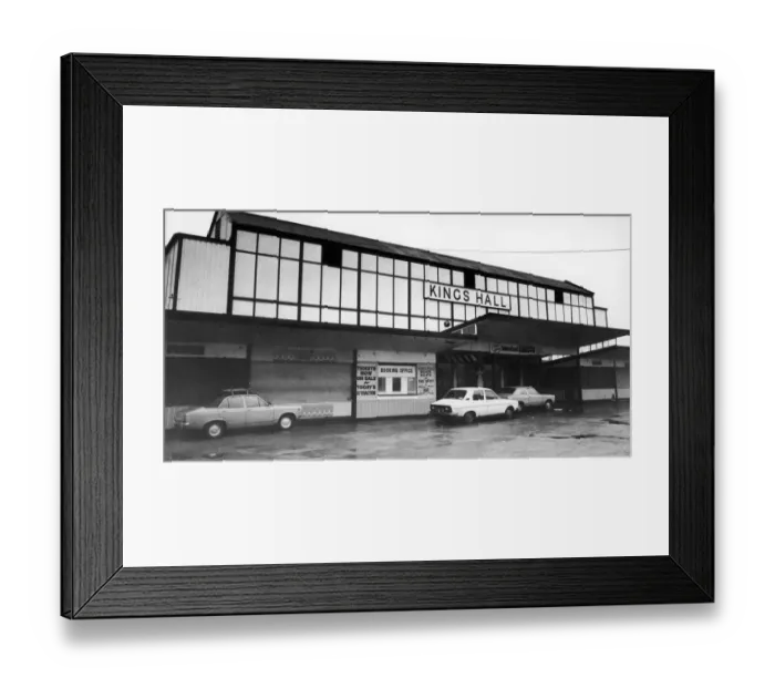 Framed Print : The Kings Hall at Belle Vue, Manchester 29th January 1982