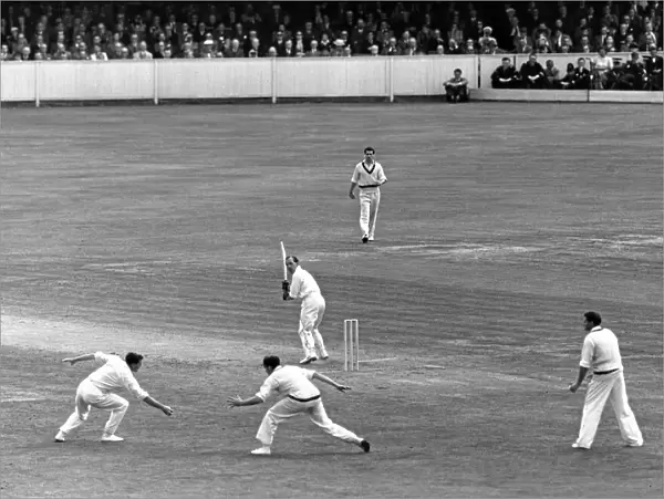 England v Australia Fifth Test match at the Oval for the Ashes. 19th August 1953