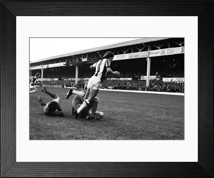 Framed Print : West Brom 2-0 Middlesborough, league match at The Hawthorns, Saturday 9th December 1978