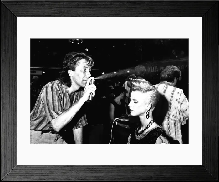 Framed Print : Hairdressers from all over the region came to the Mayfair ballroom in Newcastle take part