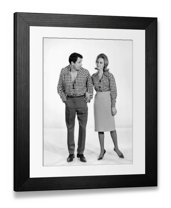 Framed Print : Clothing: Fashion: Shirt and blouse: Models Peter Anthony Framed Print : Clothing: Fashion: Shirt and blouse: Models Peter Anthony