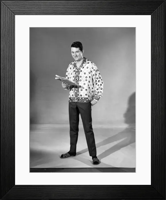 Framed Print : Clothing: Fashion: Menswear: Man wearing silk shirt. Model: Michael Lester Framed Print : Clothing: Fashion: Menswear: Man wearing silk shirt. Model: Michael Lester