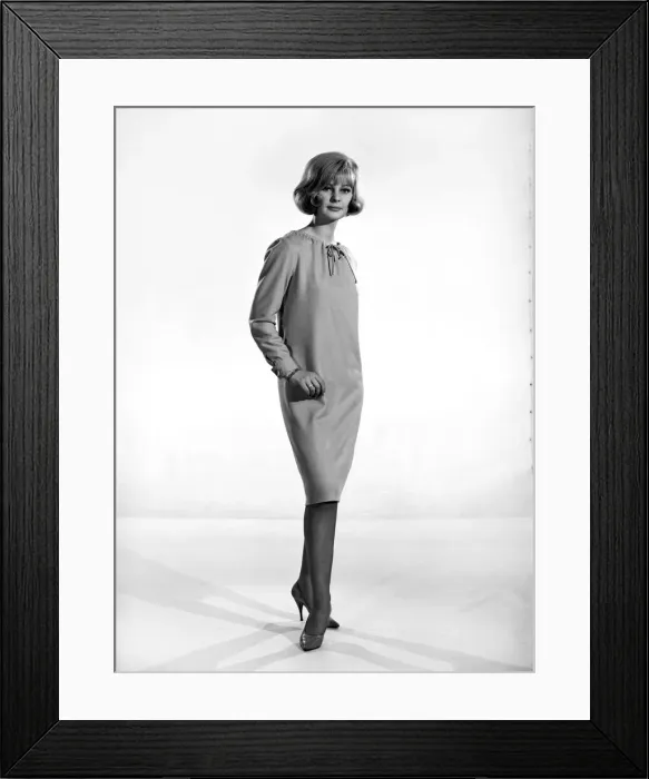 Framed Print : Clothing: Fashion: Dress: Dawn Chapman seen here modelling bat meal dress. 1965 B1716 Framed Print : Clothing: Fashion: Dress: Dawn Chapman seen here modelling bat meal dress. 1965 B1716