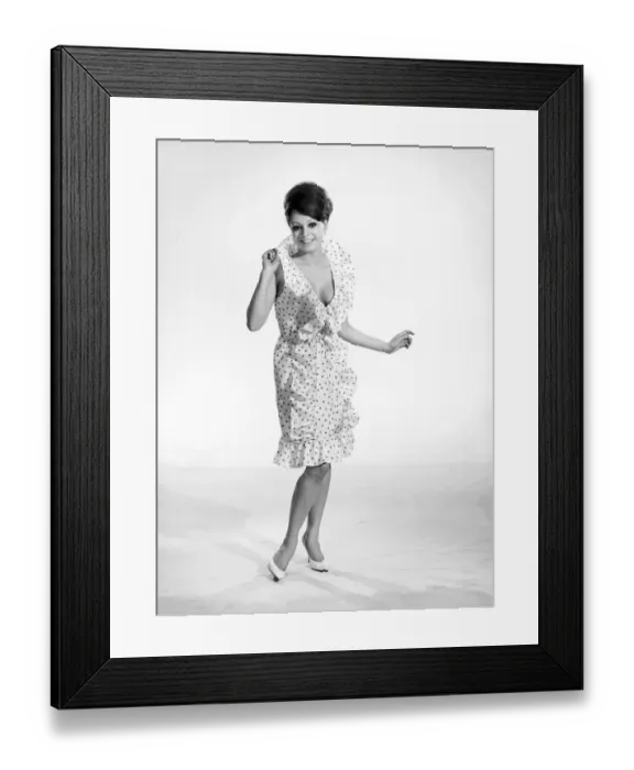 Framed Print : Clothing: Fashion: Dress: Woman wearing Spanish dress. Model: Carmen Dane. 1964 B1750-002 Framed Print : Clothing: Fashion: Dress: Woman wearing Spanish dress. Model: Carmen Dane. 1964 B1750-002