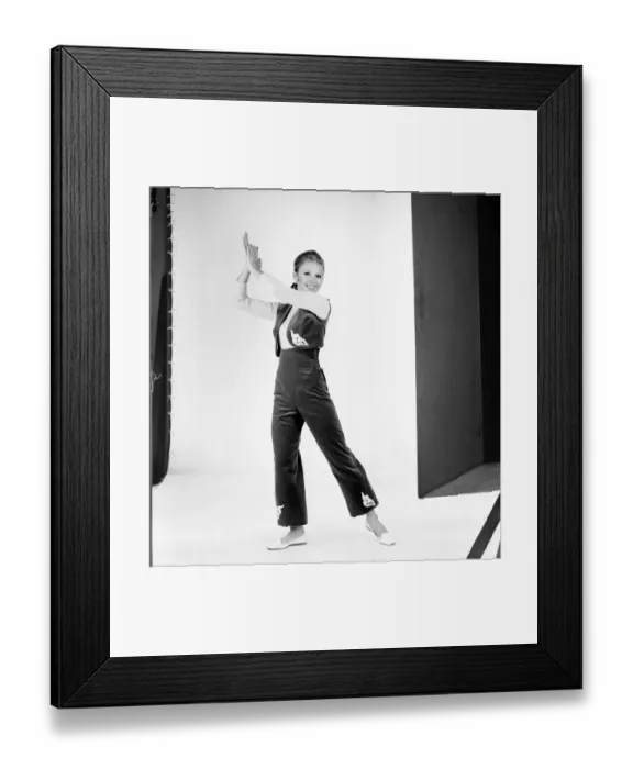 Framed Print : Clothing: Fashion: Trousers: Jill Carter modelling Spanish trousers. 1965 B2162-002 Framed Print : Clothing: Fashion: Trousers: Jill Carter modelling Spanish trousers. 1965 B2162-002