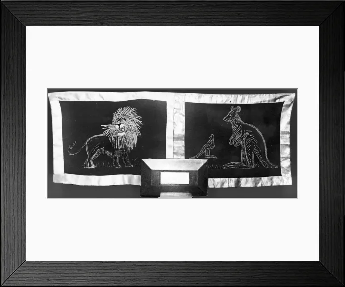 Framed Print : The Ashes of Mr Bodyline placed in a walnut coffin to be sent to Australia Framed Print : The Ashes of Mr Bodyline placed in a walnut coffin to be sent to Australia