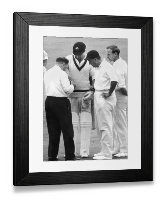 Framed Print : Australian cricket tour of England for the Ashes. England v Australia 3rd Test