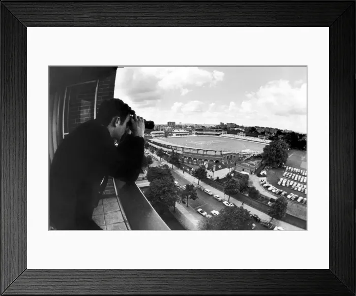 Framed Print : New view of Lords cricket ground on the first day of cricket on Sunday Framed Print : New view of Lords cricket ground on the first day of cricket on Sunday
