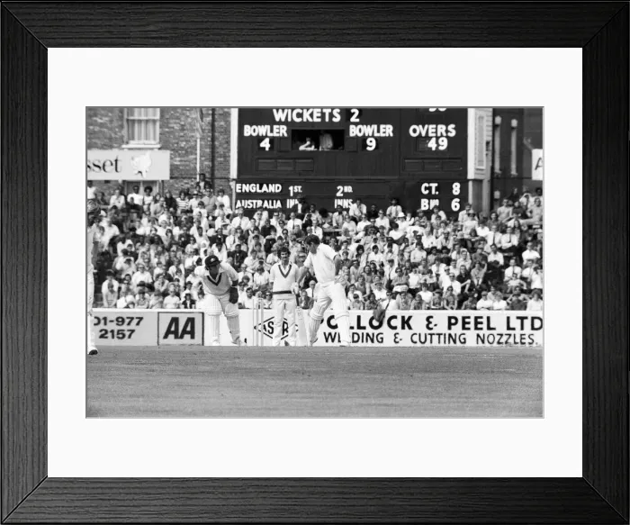 Framed Print : Australian tour of Great Britain for the Ashes. England v Australia Fifth test