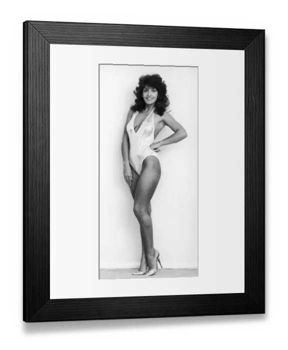 Framed Print : Maria Stevens, Beauty Queen, 11th January 1985 Framed Print : Maria Stevens, Beauty Queen, 11th January 1985