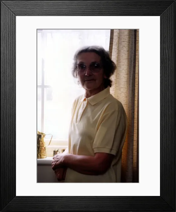 Framed Print : World War Two - Second World War - Joan Collinson of Ingleton