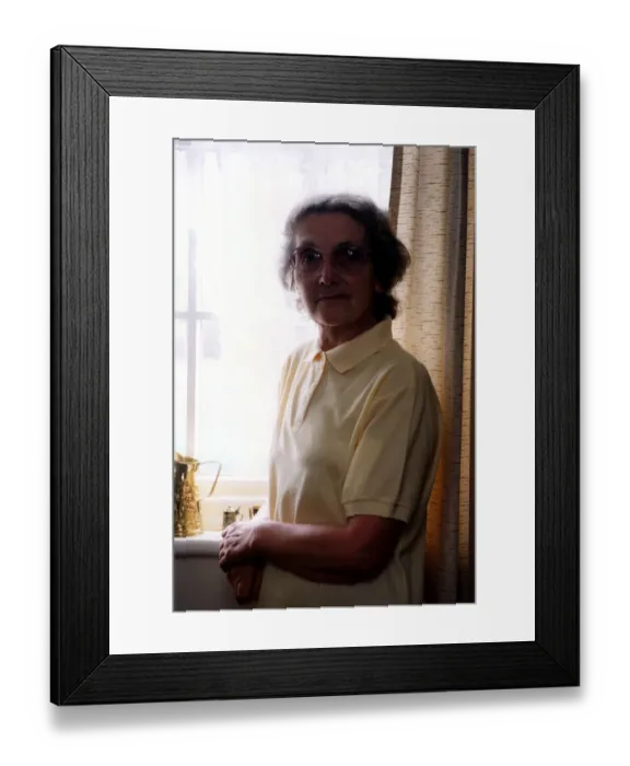 Framed Print : World War Two - Second World War - Joan Collinson of Ingleton