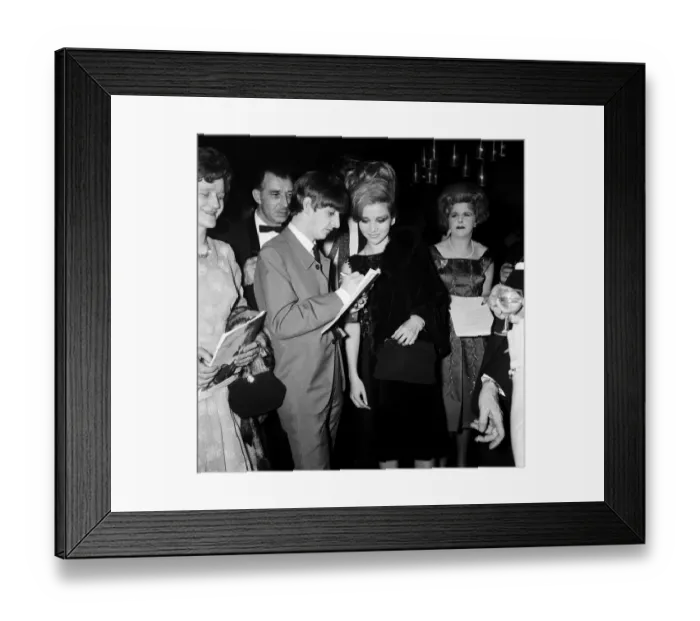 Framed Print : After Show Party at the Prince Of Wales Theatre, London, Monday 4th November 1963 Framed Print : After Show Party at the Prince Of Wales Theatre, London, Monday 4th November 1963