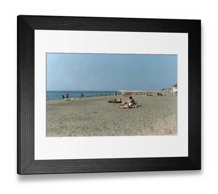 Framed Print : Ayr Beach, Ayrshire, Scotland, 24th July 1990 Framed Print : Ayr Beach, Ayrshire, Scotland, 24th July 1990