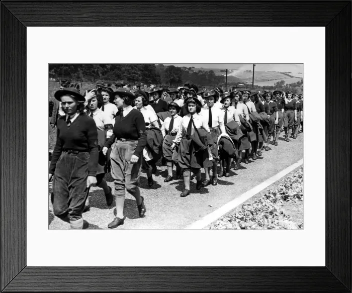 Framed Print : World War Two - Second World War - Members of the Women Framed Print : World War Two - Second World War - Members of the Women