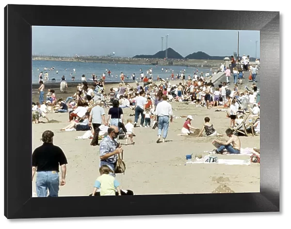 Ayr Beach, Ayrshire, Scotland, 26th July 1995