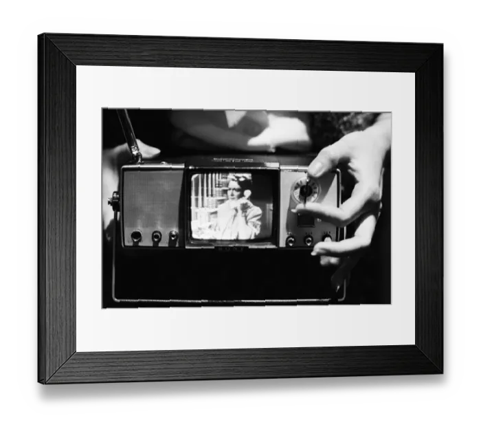 Framed Print : She Watched TV on her way home! New York Secretary Connie Heald, aged 20 Framed Print : She Watched TV on her way home! New York Secretary Connie Heald, aged 20