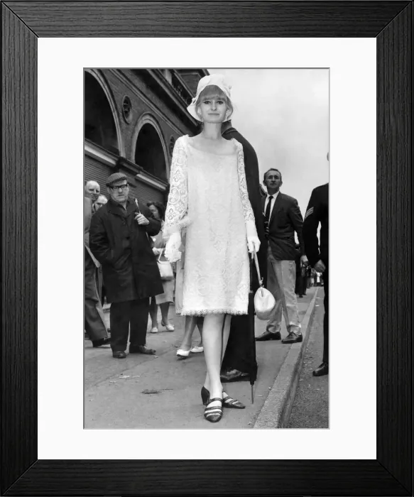 Framed Print : Clothing: Fashion: Hats ascot fashions. June 1965 P002857