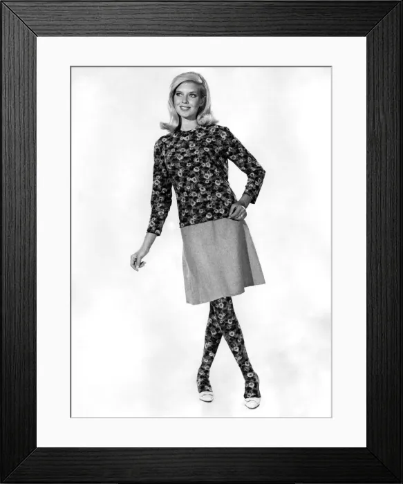 Framed Print : Reveille Fashions 1965: Maureen Walker. November 1965 P006771 Framed Print : Reveille Fashions 1965: Maureen Walker. November 1965 P006771