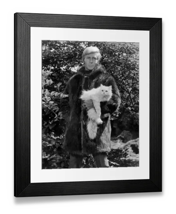 Framed Print : Views: Furs: Synthetic fur coat from the House of Swedish Fashion, about £20 Framed Print : Views: Furs: Synthetic fur coat from the House of Swedish Fashion, about £20