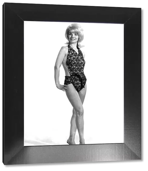 Clothing Fashion 1966: Model Marion Horton. July 1966 P021411