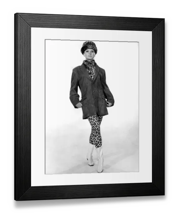 Framed Print : Clothing Fashion 1966. December 1966 P021417 Framed Print : Clothing Fashion 1966. December 1966 P021417