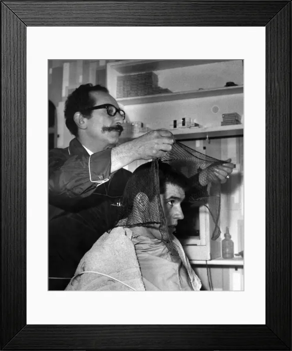 Framed Print : Teenage Hair Fashions. October 1963 P023746 Framed Print : Teenage Hair Fashions. October 1963 P023746