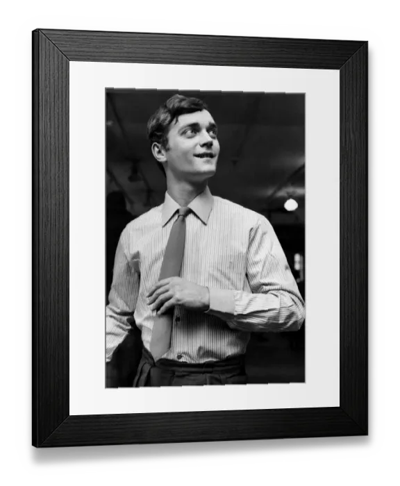 Framed Print : Clothing: Fashion: Menswear. April 1963 P021608 Shirt & Tie