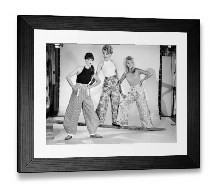 Framed Print : Clothing: Fashion: Trousers: Woman wearing Dutch pants. 1966