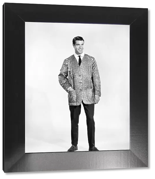 Clothing: Fashion: Menswear: Man (Peter Christian) seen here wearing leopard print jacket