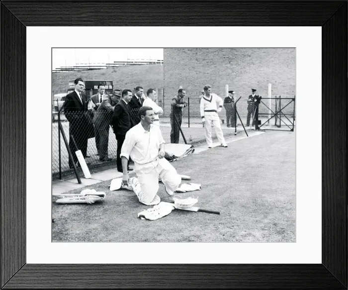Framed Print : Australian cricket tour of England for the Ashes. England v Australia First Test