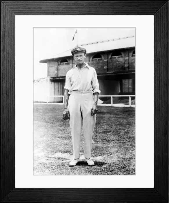 Framed Print : Australian cricketer Clarrie Grimmitt. 2nd March 1925 Framed Print : Australian cricketer Clarrie Grimmitt. 2nd March 1925
