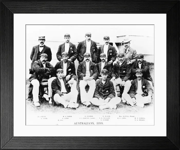 Framed Print : The Australia cricket team of 1899 Framed Print : The Australia cricket team of 1899
