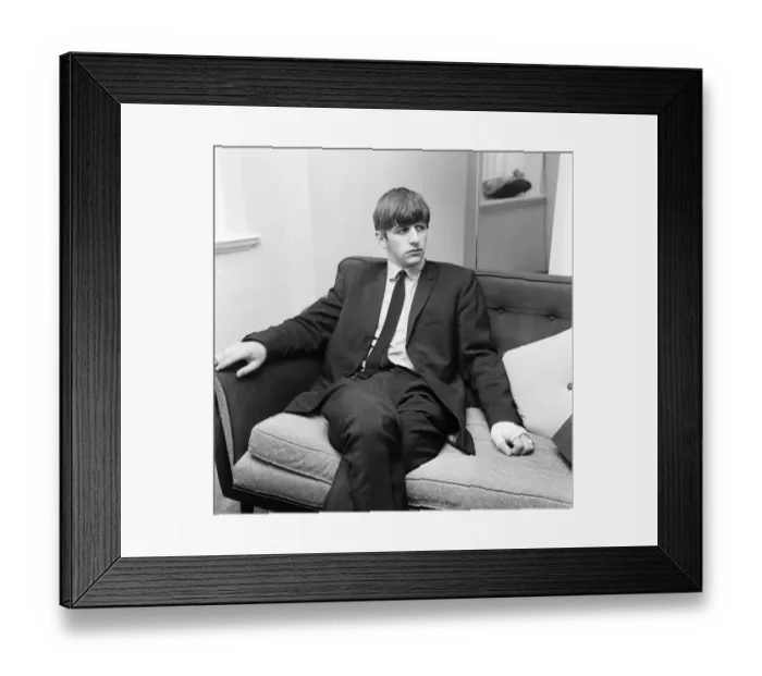 Framed Print : Ringo pictured at the London residence of Daily Mirror'show biz journalist