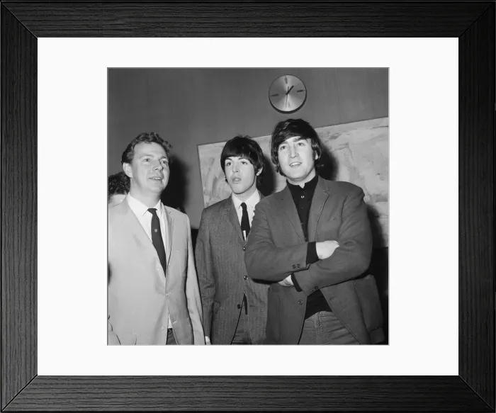 Framed Print : The Beatles at Granada Television Studios, Manchester for filming of `The Music Of Framed Print : The Beatles at Granada Television Studios, Manchester for filming of `The Music Of