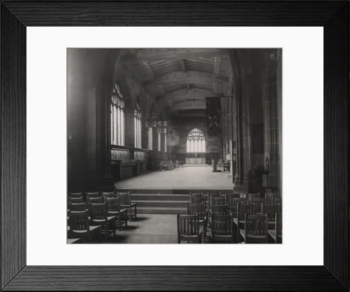 Framed Print : Reconstructed Manchester Regiment Chapel, Manchester Cathedral, 14th November 1951 Framed Print : Reconstructed Manchester Regiment Chapel, Manchester Cathedral, 14th November 1951