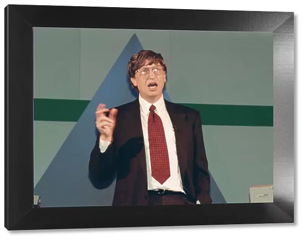 Bill Gates C. E. O. of Microsoft seen here at 'Inside Track 95'event at the N. E