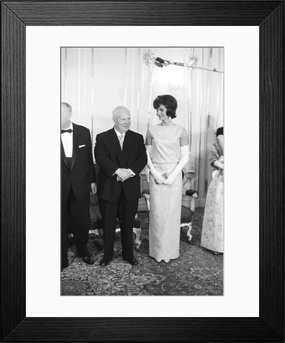 Framed Print : The visit of American President John F Kennedy to Vienna Framed Print : The visit of American President John F Kennedy to Vienna