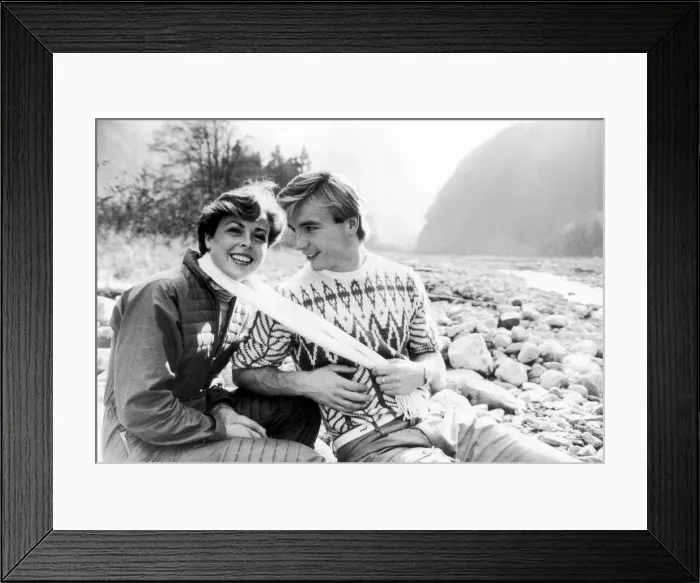 Framed Print : Torvill and Dean (Jayne Torvill and Christopher Dean) are British ice dancers