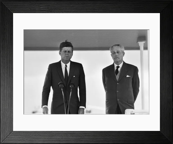 Framed Print : The visit of American President John F Kennedy to England Framed Print : The visit of American President John F Kennedy to England