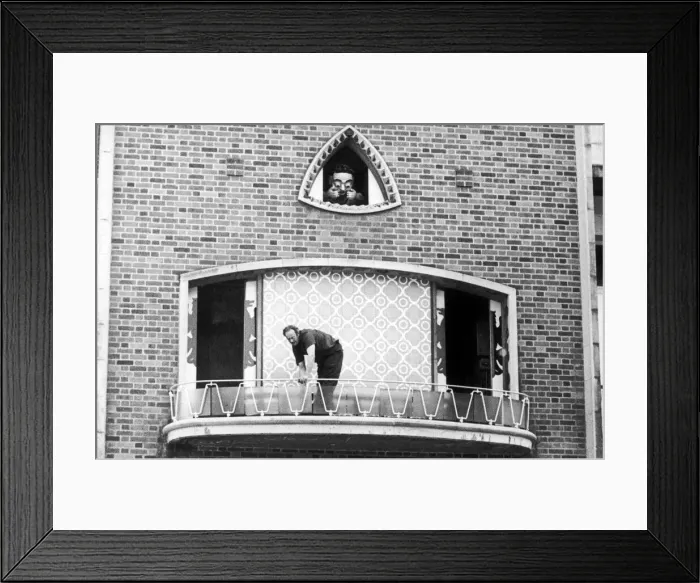 Framed Print : The Godiva Clock, Broadgate, City Centre, Coventry, 20th June 1978