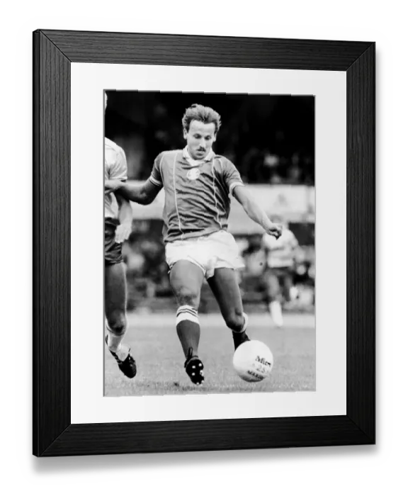 Framed Print : Birmingham City footballer Robert Hopkins in action. September 1983
