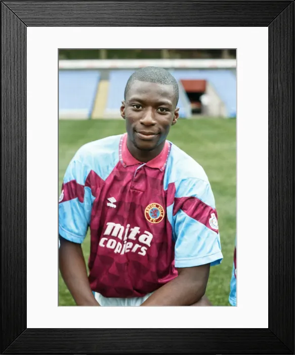 Framed Print : Aston Villa footballer Paul Mortimer. 5th August 1991 Framed Print : Aston Villa footballer Paul Mortimer. 5th August 1991