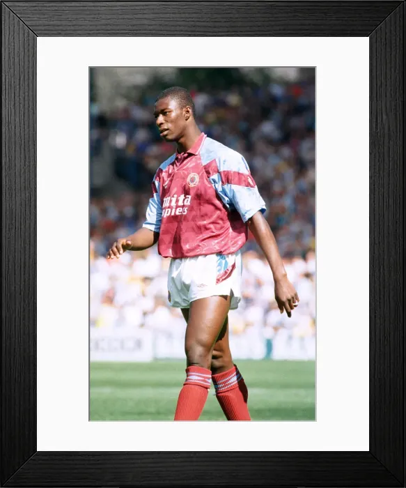 Framed Print : Aston Villa footballer Paul Mortimer in action during the league match against Sheffield Framed Print : Aston Villa footballer Paul Mortimer in action during the league match against Sheffield