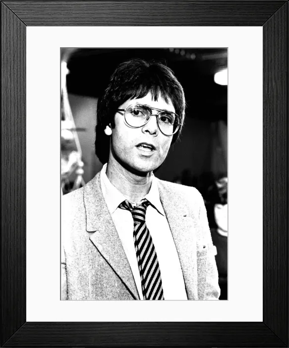 Framed Print : Pop star Cliff Richard was visiting Newcastle on 4th February 1981 to sing the praises of