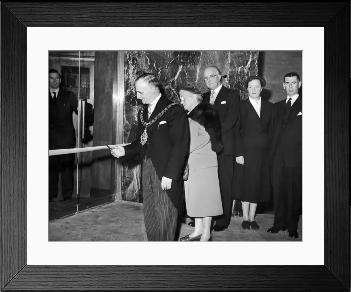 Framed Print : The opening of Owen Owen store by the Lord Mayor Alderman John Fennell JP 1st October Framed Print : The opening of Owen Owen store by the Lord Mayor Alderman John Fennell JP 1st October