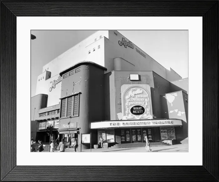 Framed Print : The Apollo Theatre Hales Street Coventry. 14th November 1983 Framed Print : The Apollo Theatre Hales Street Coventry. 14th November 1983