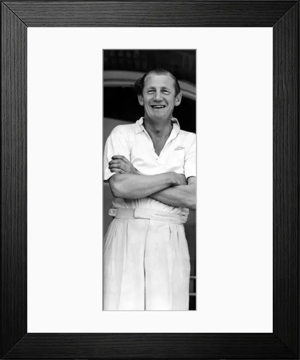 Framed Print : Tennis player, C Malfroy, New Zealand tennis player of the 1930s