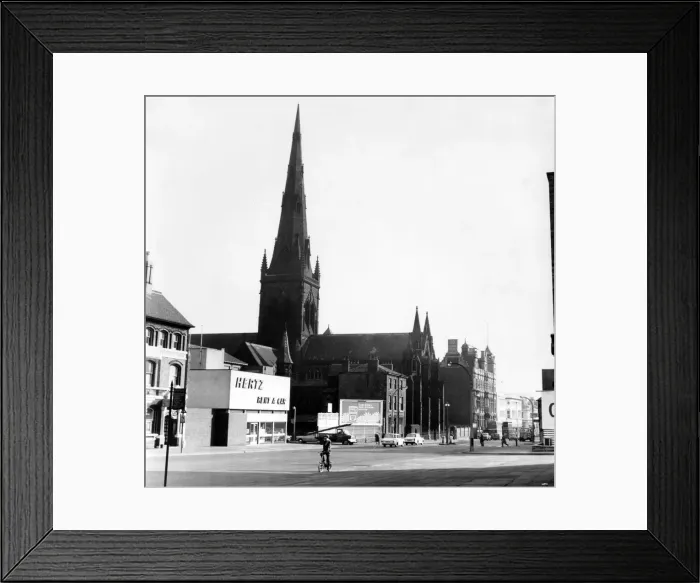 Framed Print : Salford Cathedral, Manchester. 20th February 1967. The Cathedral Church of St Framed Print : Salford Cathedral, Manchester. 20th February 1967. The Cathedral Church of St
