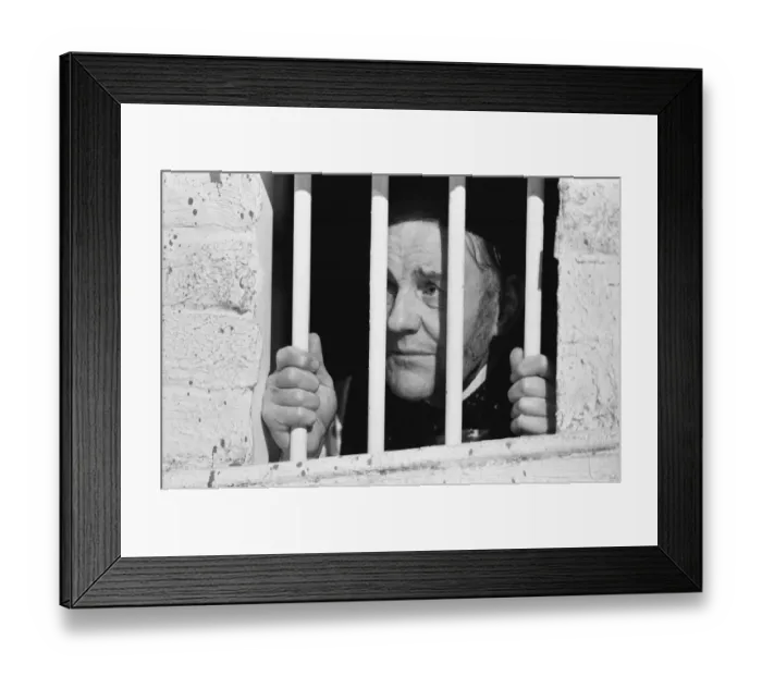 Framed Print : Richard Brierss show stealing performance as Malvolio in Kenneth Branagh